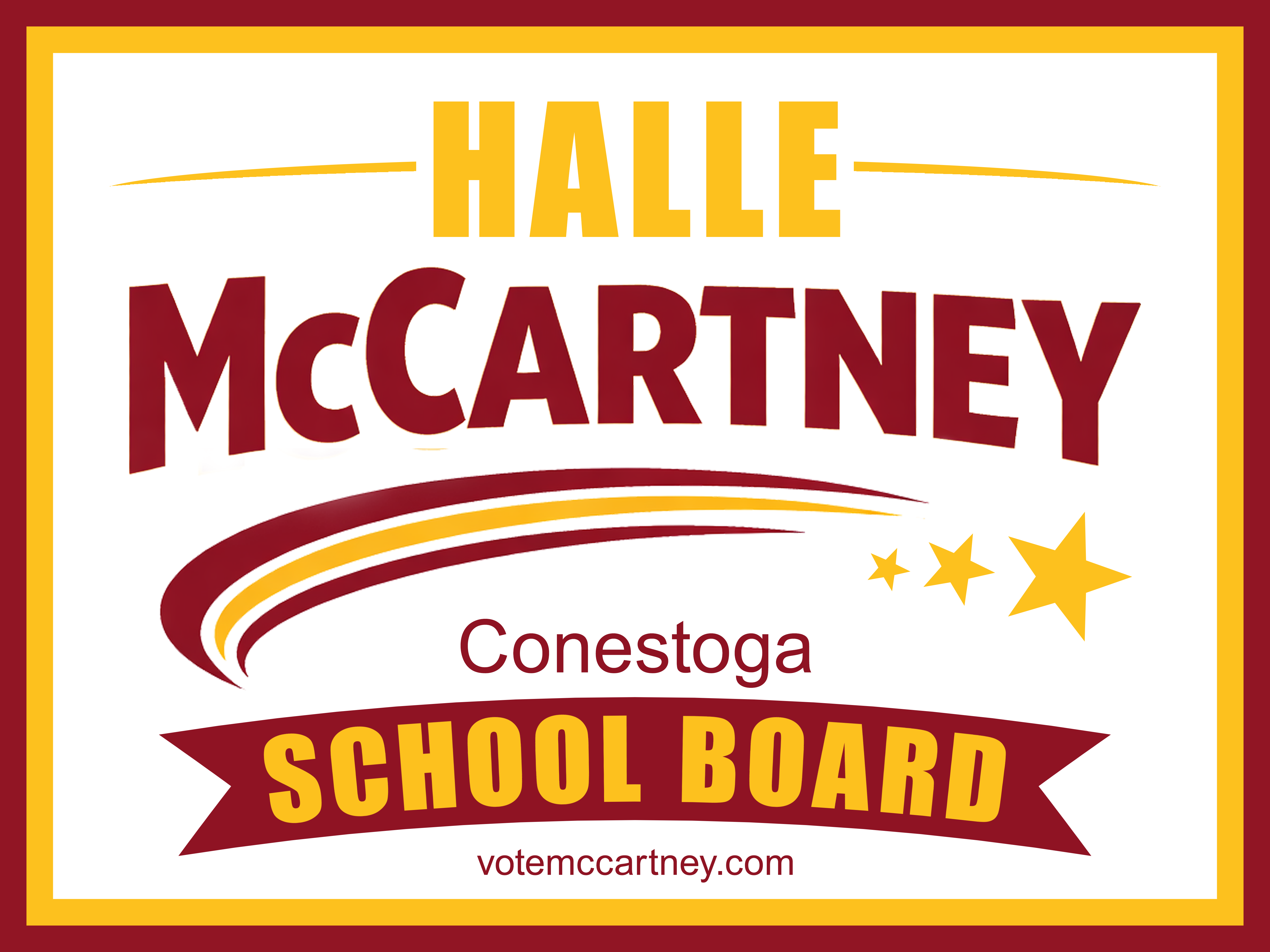 Halle McCartnet for Conestoga School Board